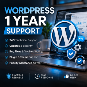 WordPress 1-Year Support